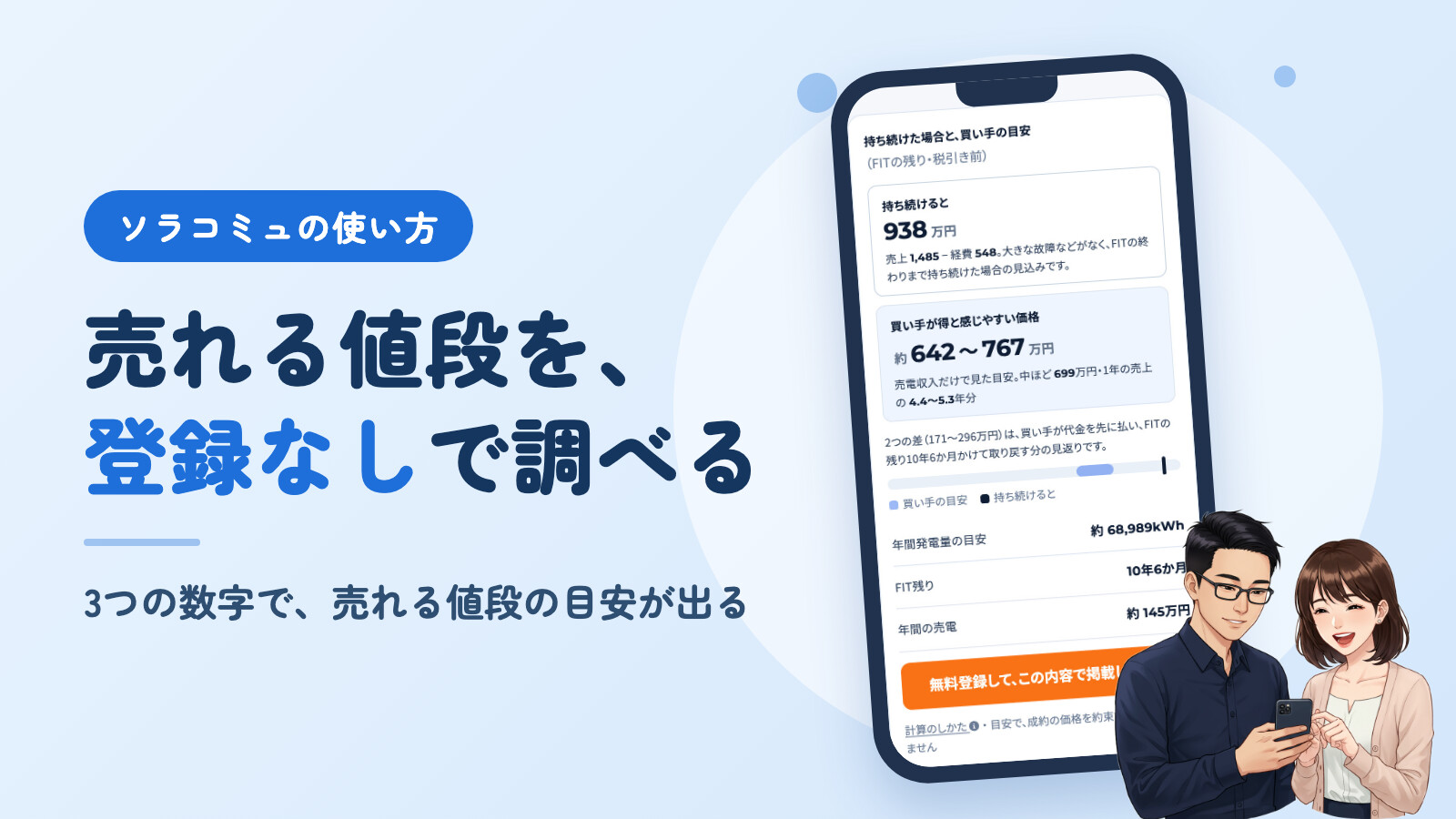 簡易査定の使い方の記事。売れる値段を、登録なしで調べる